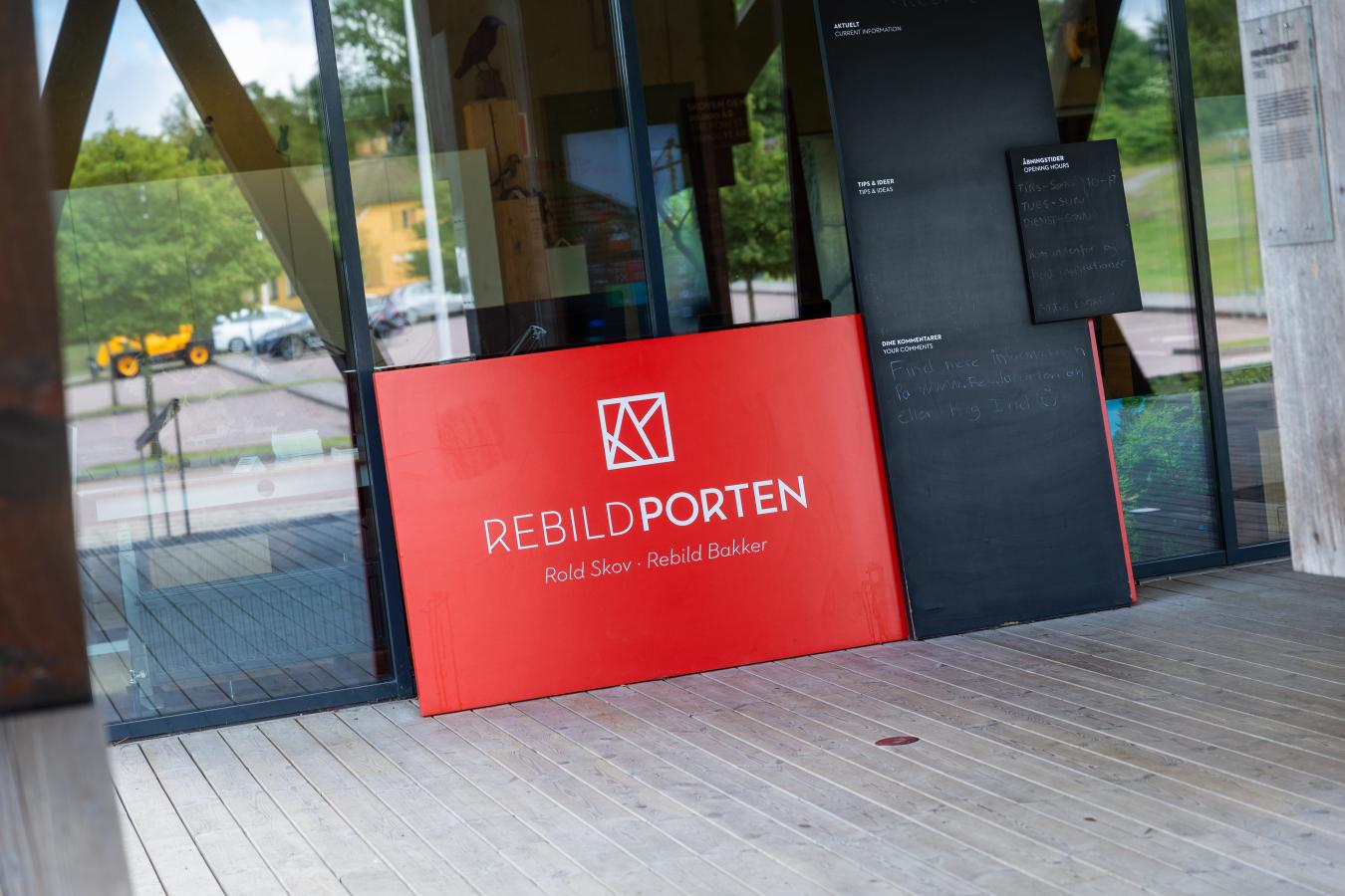 RebildPorten Skilt