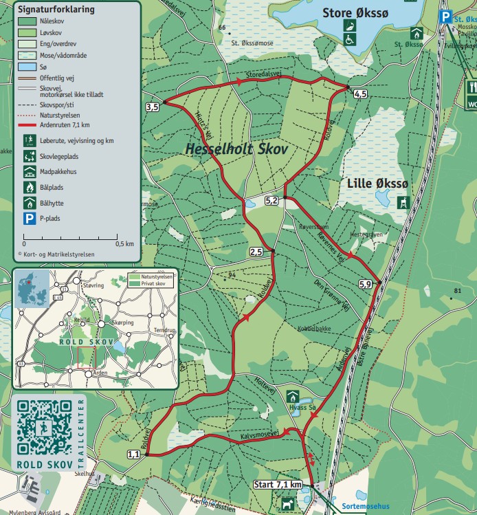 Arden rute - 7 km
