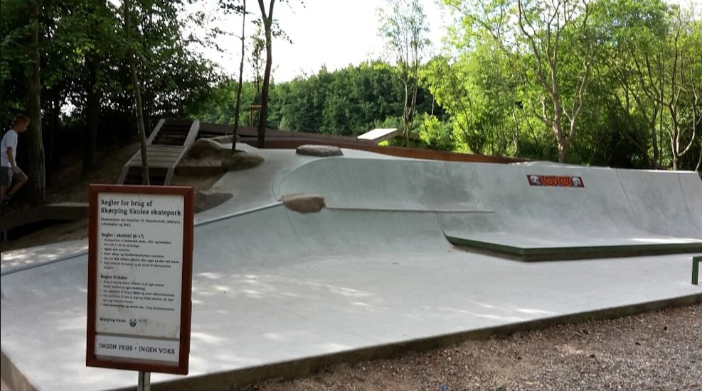 Skatepark ved Skørping Skole