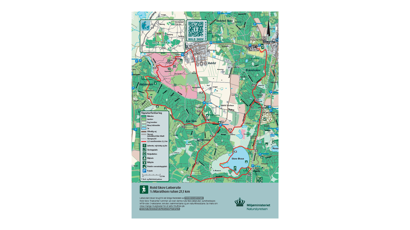 Kort: Halvmaratonruten