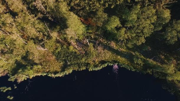 Dronebillede ved St. Økssø